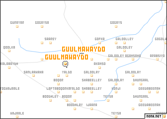 map of Guulma Waydo