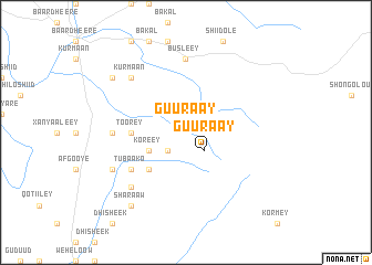 map of Guuraay