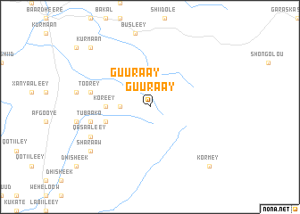 map of Guuraay