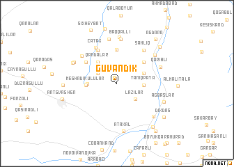 map of Güvǝndik
