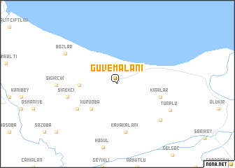 map of Güvemalanı