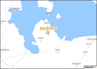 map of Güvendik