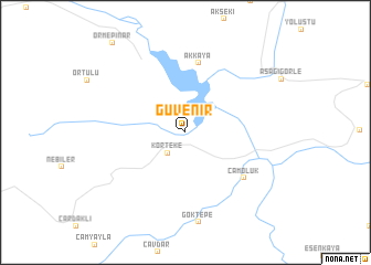 map of Güvenir