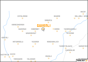 map of Güvenli