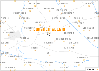 map of Güvercinevleri