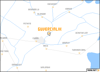 map of Güvercinlik