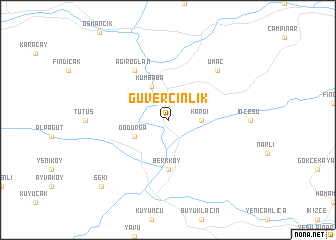 map of Güvercinlik