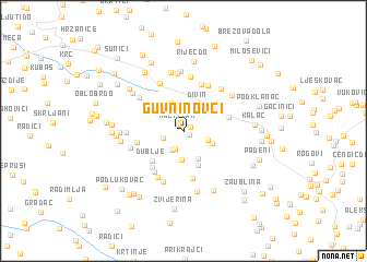 map of Guvninovci