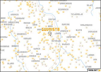 map of (( Guvništa ))