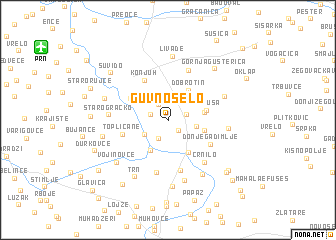 map of Guvno Selo