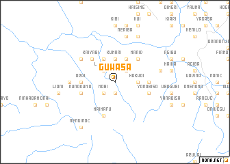 map of Guwasa