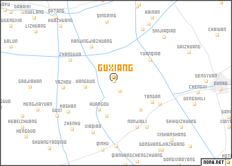 map of Guxiang