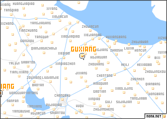 map of Guxiang