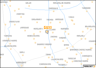 map of Guxi