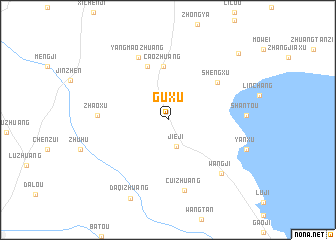 map of Guxu