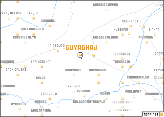 map of Gūy Āghāj