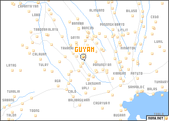 map of Guyam