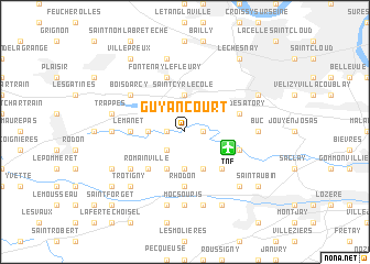 map of Guyancourt