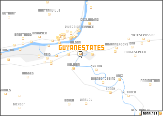 map of Guyan Estates