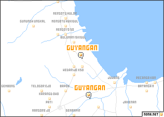 map of Guyangan