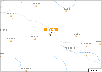 map of Guyang