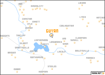 map of Guyan