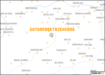 map of Gūy Daraq-e Tāzeh Kand