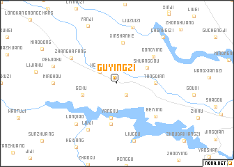 map of Guyingzi