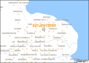 map of Gūyjeh Yārān