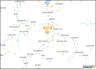 map of Guyo