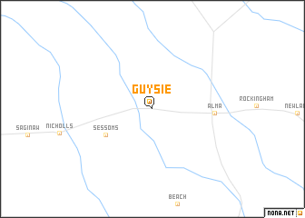 map of Guysie