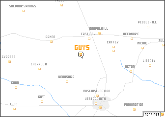 map of Guys