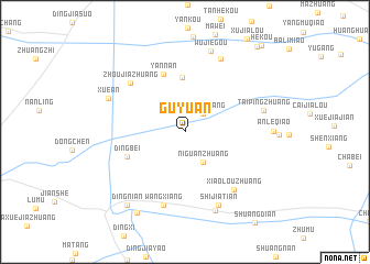 map of Guyuan