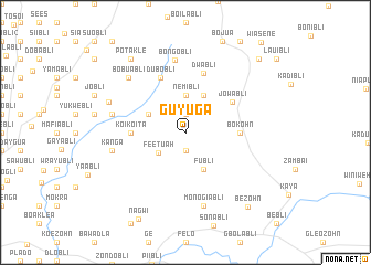 map of Guyuga