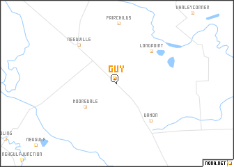 map of Guy