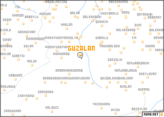 map of Gūzalān