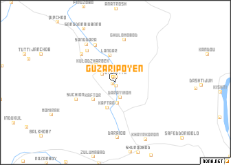 map of Guzari-Poyën