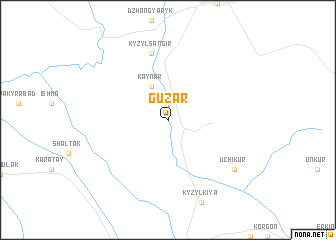 map of Guzar