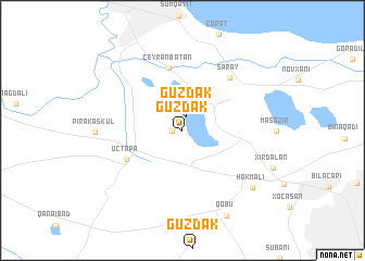 map of Güzdǝk