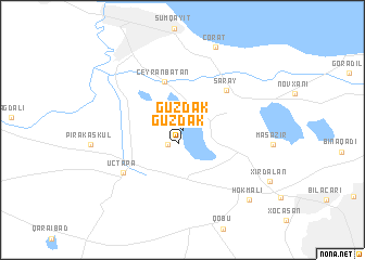 map of Güzdǝk
