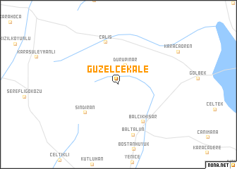 map of Güzelcekale