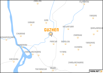 map of Guzhen