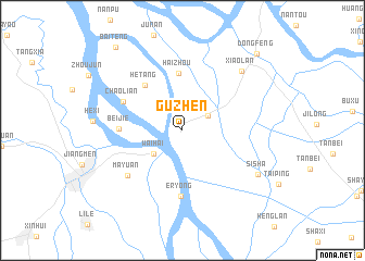 map of Guzhen