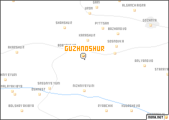 map of Guzhnoshur