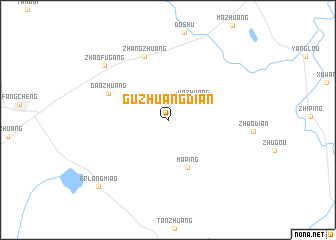 map of Guzhuangdian