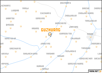 map of Guzhuang