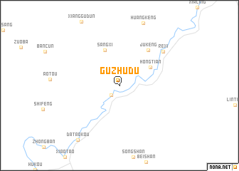 map of Guzhudu