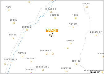 map of Guzhu