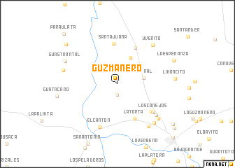 map of Guzmanero