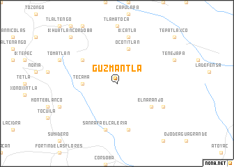 map of Guzmantla